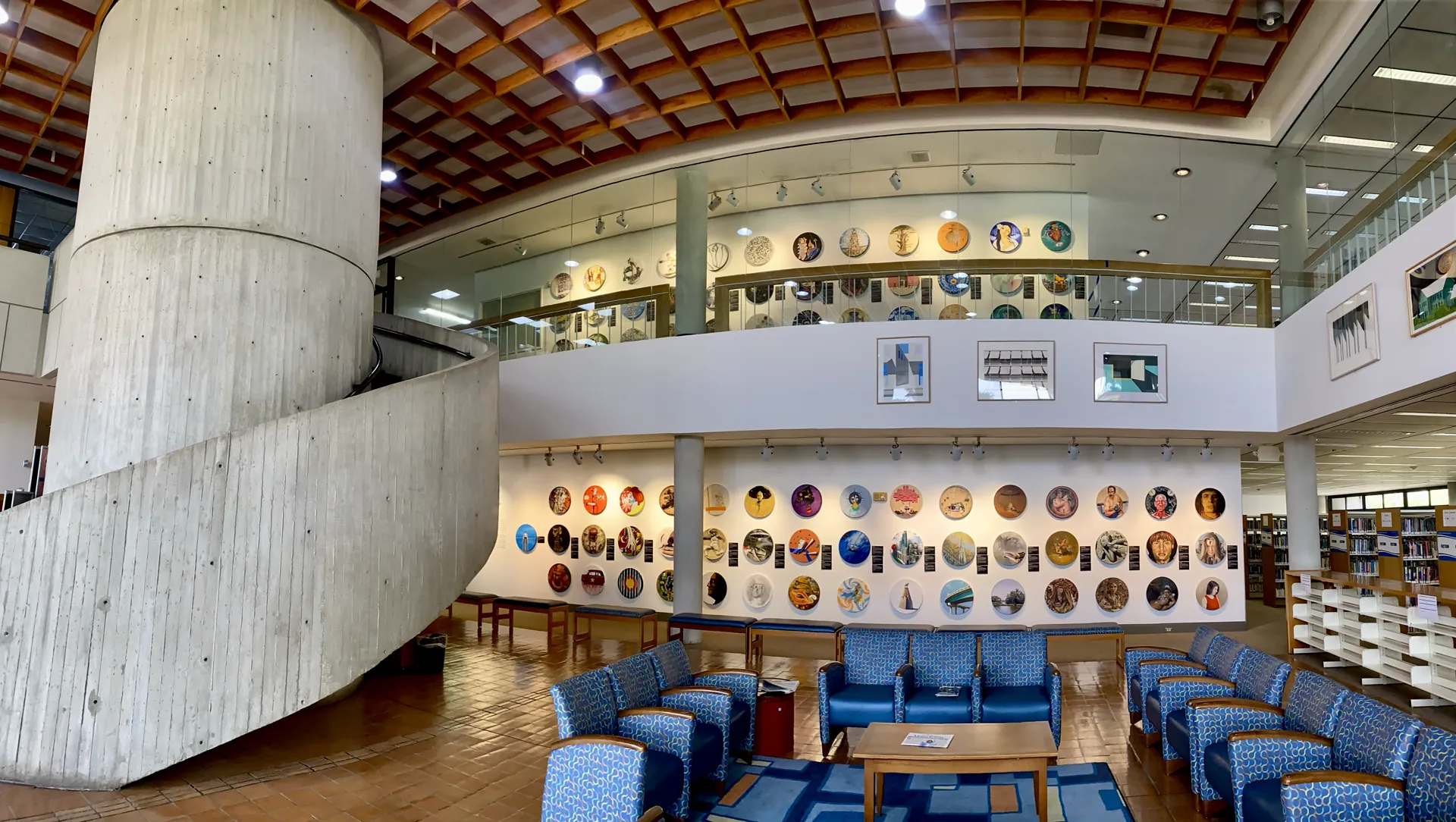 Circular Reflections installed at Westchester Regional Library